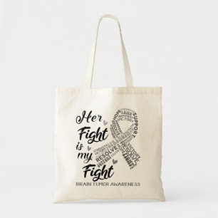 Tote Bag Sensibilisation à la tumeur cérébrale Son comba