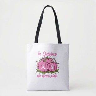 Tote Bag Sensibilisation au cancer du sein Le mois d'octobr