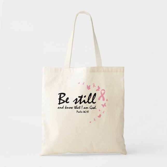Tote Bag Sensibilisation au cancer du sein Religieux Chrisi (Devant)