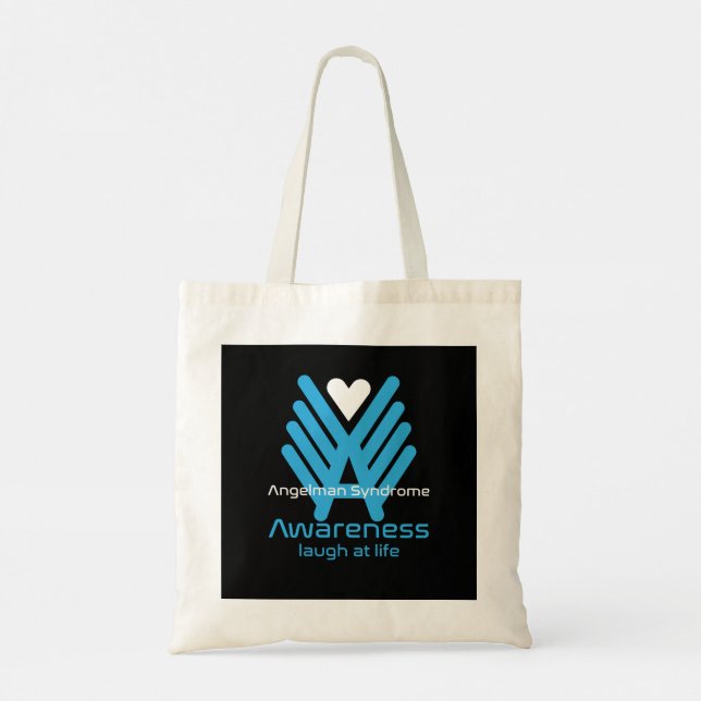 Tote Bag Sensibilisation au syndrome de angleman (Dos)