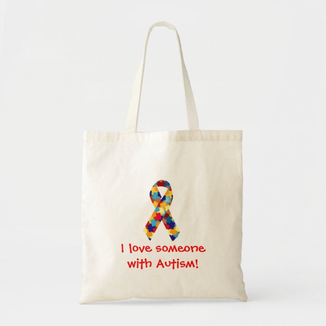 Tote Bag sensibilisation sur l'autisme (Devant)