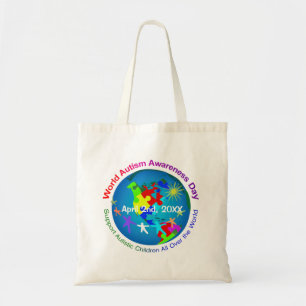 Tote Bag Sensibilisation sur l'autisme mondiale