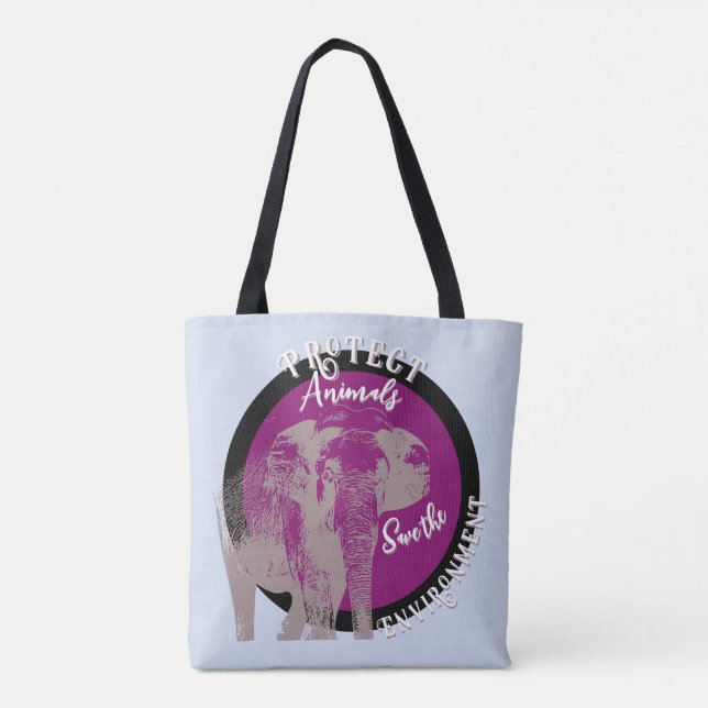 Tote Bag Sentinelle de l'harmonie : un appel à la conservat (Dos)