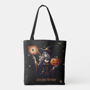 Tote Bag Sentir la cuisine - Citrouille, Baguette magique,