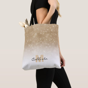Tote Bag Séquin de Parties scintillant or glamour Ombre Mon