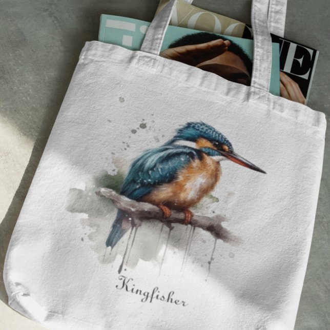 Tote Bag Sérénité du martin-pêcheur (Créateur téléchargé)
