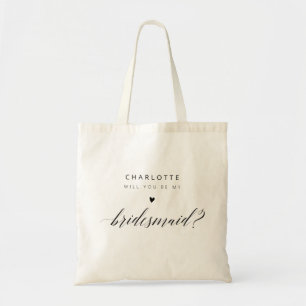 Tote Bag Serez-vous ma demoiselle d'honneur ? Proposition é