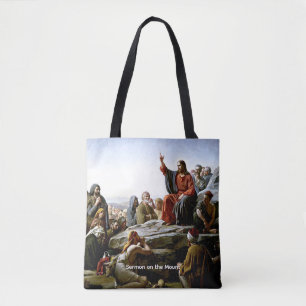 Tote Bag Sermon sur le mont par Carl Bloch