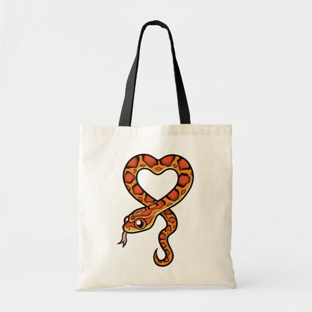 Tote Bag Serpent de bande dessinée (Devant)