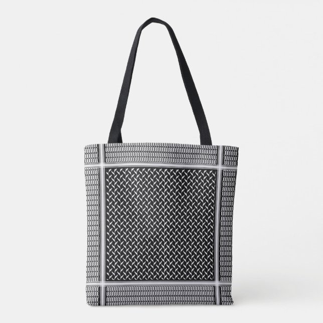 Tote Bag Serviette de cuisine palestinienne Keffiyeh Apron (Dos)
