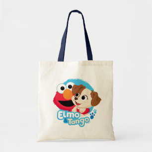 Tote Bag Sesame Street   Elmo & Tango Badge