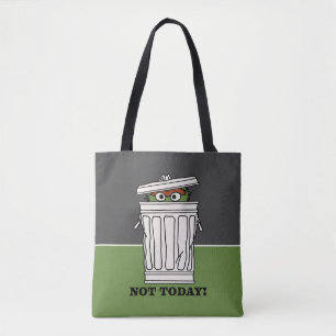 Tote Bag Sesame Street Oscar le grincheux pas aujourd'hui