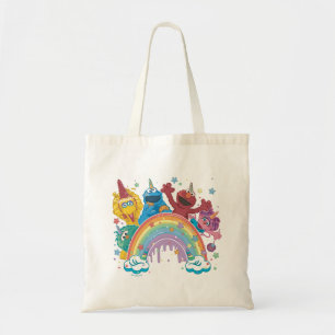 Tote Bag Sesame Street Unicorn Arc-en-ciel