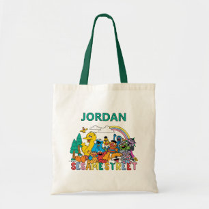Tote Bag Sesame Street Vague Arc-en-ciel