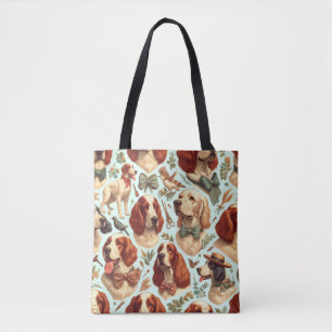 Tote Bag Setter anglais vintage sans couture