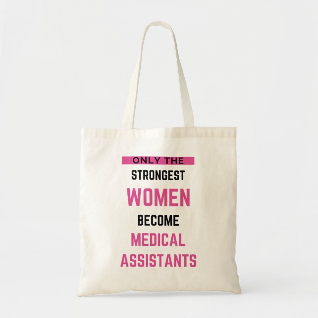 Tote Bag Seules Les Femmes Les Plus Fortes Deviennent Adjoi (Devant)