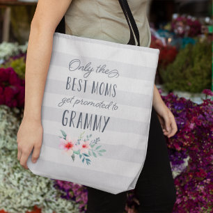 Tote Bag Seules les meilleures mamans sont promues à Grammy