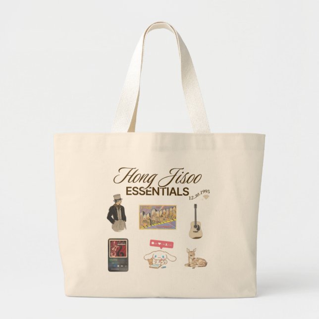 Tote Bag Seventeen Joshua - Kpop merch Jumbo Stoffbeutel (Vorne)