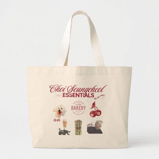 Tote Bag Seventeen Scoups - Kpop merch Jumbo Stoffbeutel (Vorne)