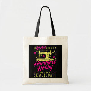 Tote Bag Sewciopath coudre amour Seamstress Embroder
