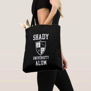 Tote Bag Shady University Alum grad personnalisé sarcastiqu