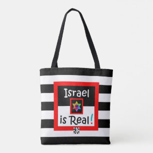 Tote Bag Shalom ! / Israël est réel ! fourre-tout