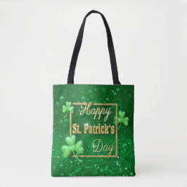 Tote Bag Shamrock d'or de la Saint-Patrick