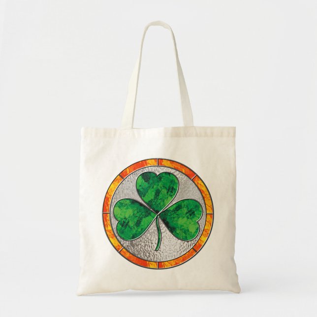 Tote Bag Shamrock en verre (Devant)