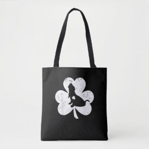 Tote Bag Shamrock irlandais Basset Hound Dog St. Patrick's