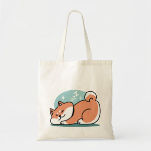 Tote Bag Shiba Inu Art : Juste un Shiba Lying Low