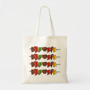 Tote Bag Shish Kebab Vegetable Skewing Grilling BBQ Fourre-