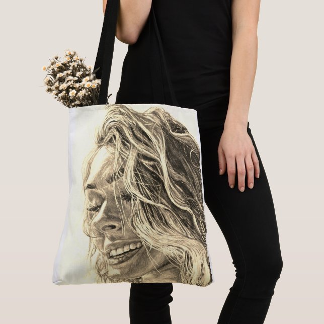 TOTE BAG SHOPPING BAG - MARY (De près)