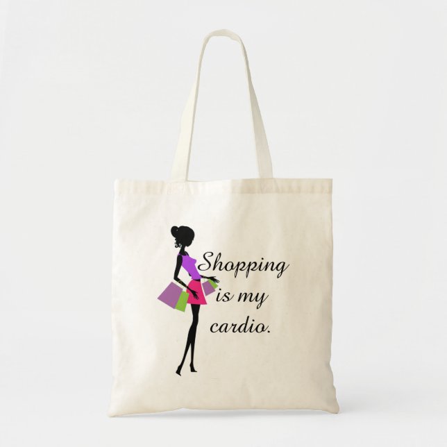Tote Bag Shopping est My Cardio Fun and Humour (Devant)