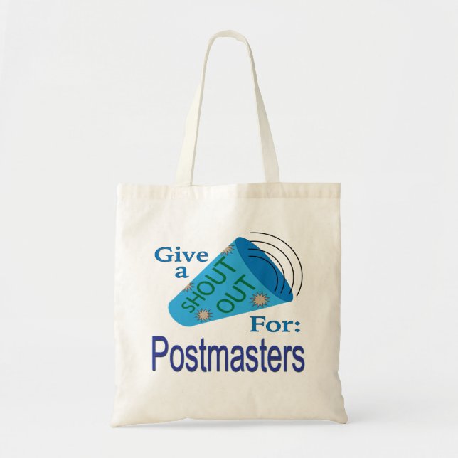 Tote Bag Shout Out pour Postmasters (Devant)