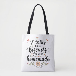 Tote Bag Si les gens étaient des biscuits.....
