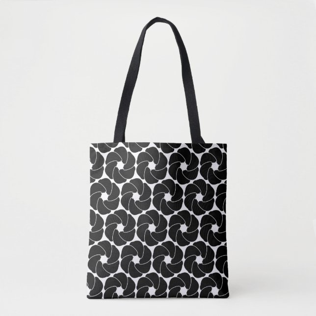 Tote Bag Siam noir blanc (Devant)