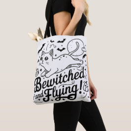 Tote Bag Siamese cat Whispers : Magie en halloween Nuit