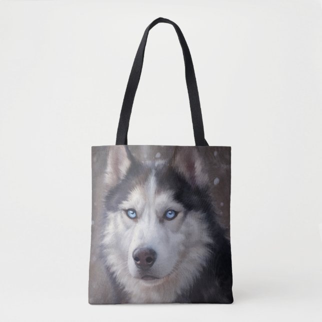 Tote Bag Sibérien Husky (Devant)