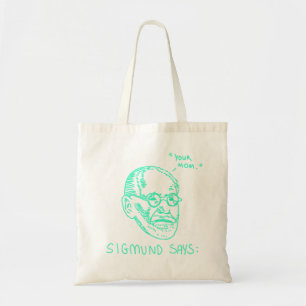 Tote Bag Sigmund dit - le vert