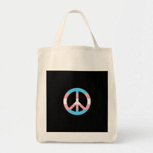 Tote Bag Signal de paix transgenre