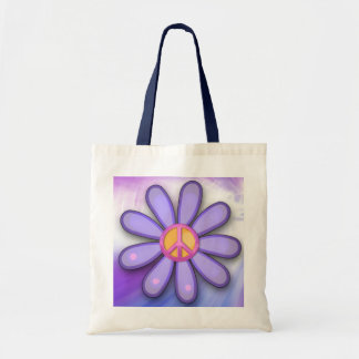 Tote Bag Signe de paix assez rose