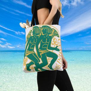 Tote Bag Signe du zodiaque Gémeaux sur un