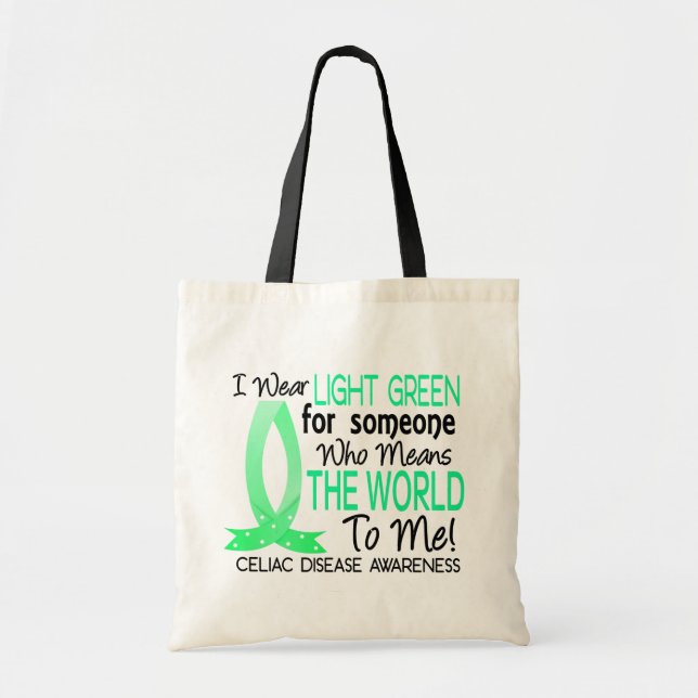 Tote Bag Signifie le monde à moi maladie coeliaque (Devant)