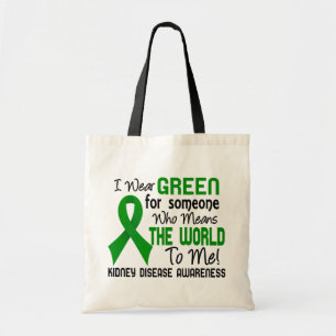 Tote Bag Signifie le monde à moi maladie rénale 2