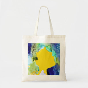 Tote Bag Silhouette art abstract watercolor