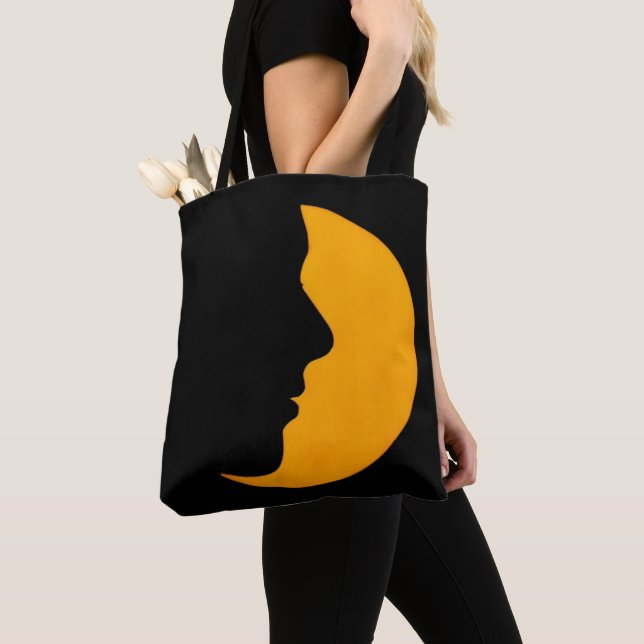 Tote Bag Silhouette du visage d'une femme. (De près)