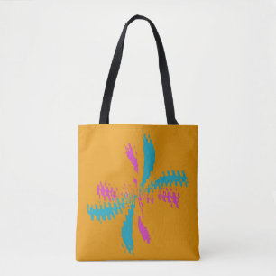Tote Bag Simple Abstrait Papillon Motif Messy Vol