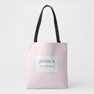 Tote Bag Simple Élégante femme de chambre brillante or