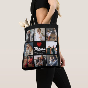 Tote Bag Simple et moderne Collage photo pour maman