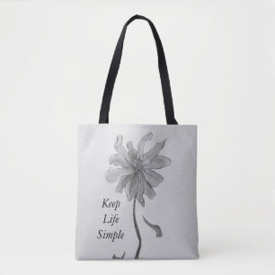 Tote Bag Simple marguerite